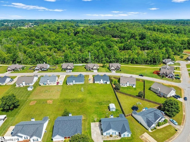 208 Laurel Trace Cir, Piedmont, SC 29673 - aerial view of residential area featuring a forest