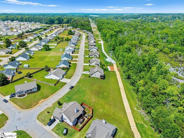 208 Laurel Trace Cir, Piedmont, SC 29673 - aerial perspective of suburban area with a heavily wooded area