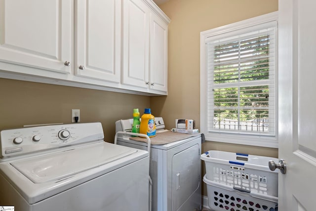 1008 Calumet Ct, Piedmont, SC 29673 - clothes washing area with independent washer and dryer and cabinet space