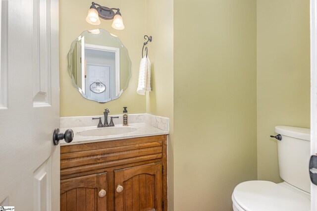 108 Ascot Ct, Easley, SC 29642 - half bathroom with toilet and vanity