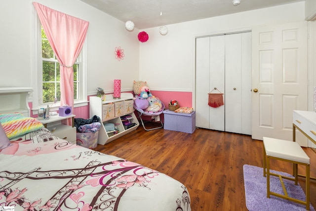 108 Ascot Ct, Easley, SC 29642 - bedroom featuring a closet and wood finished floors