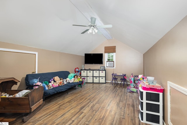 108 Ascot Ct, Easley, SC 29642 - rec room featuring wood finished floors and a ceiling fan