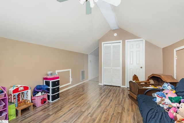 108 Ascot Ct, Easley, SC 29642 - bedroom with wood finished floors, ceiling fan, and baseboards