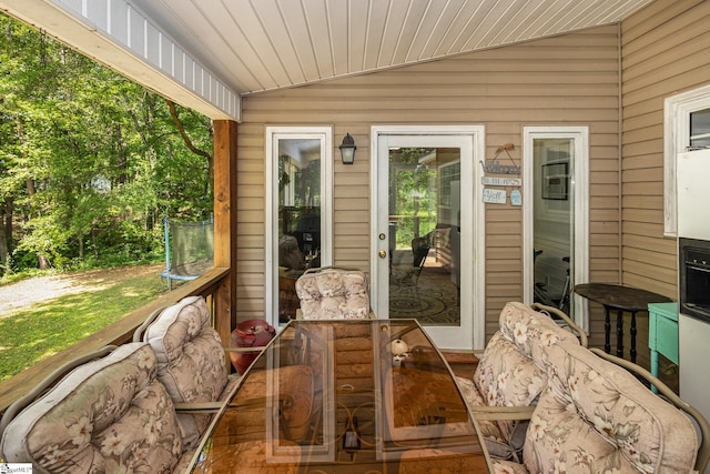 108 Ascot Ct, Easley, SC 29642 - sunroom / solarium with lofted ceiling and healthy amount of natural light