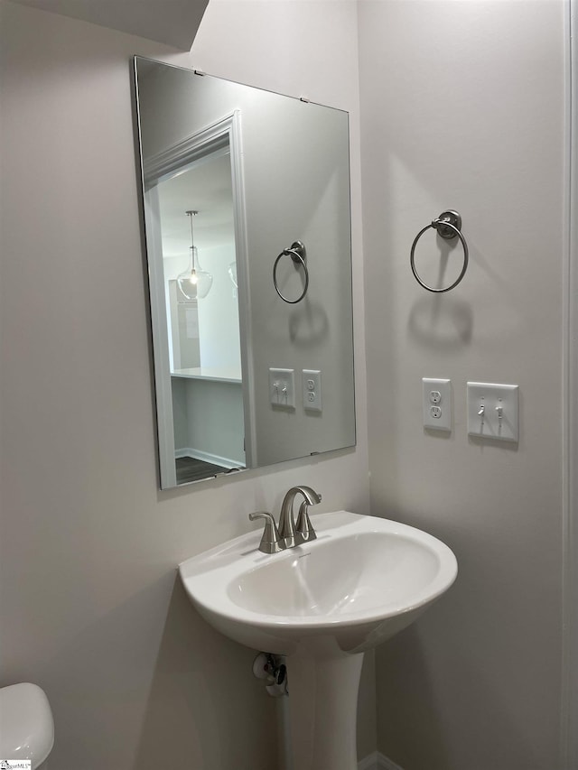 bathroom with toilet