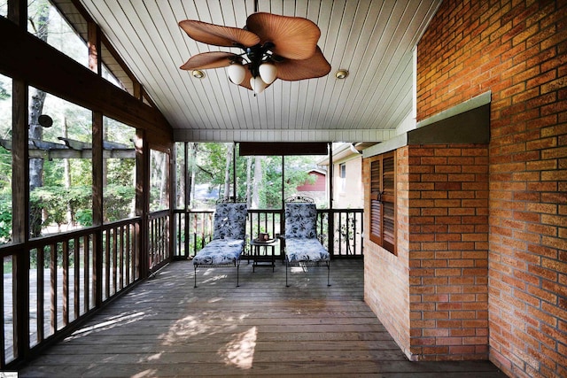 200 Lavonne Ave, Easley, SC 29642 - sunroom featuring a ceiling fan and healthy amount of natural light