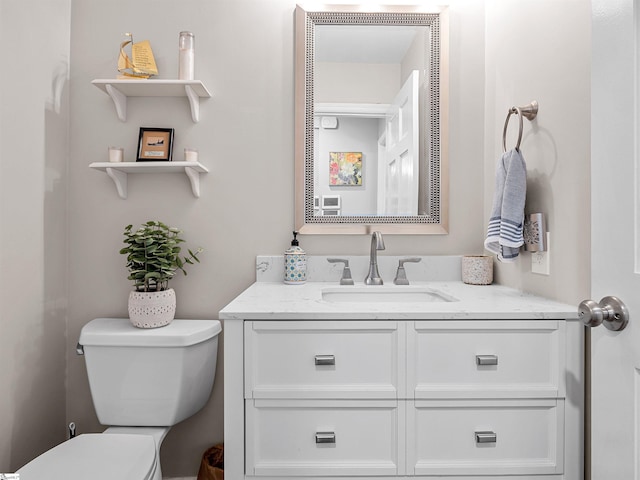 702 Lakewinds Blvd, Inman, SC 29349 - half bathroom with toilet and vanity