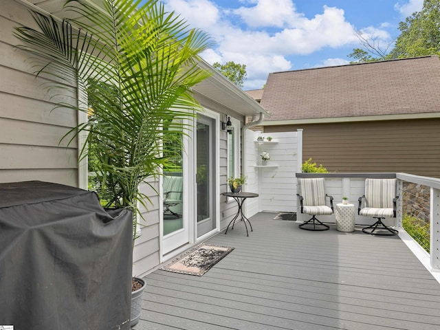 702 Lakewinds Blvd, Inman, SC 29349 - wooden terrace featuring a grill