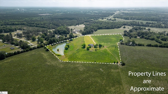 view of property location with rural landscape