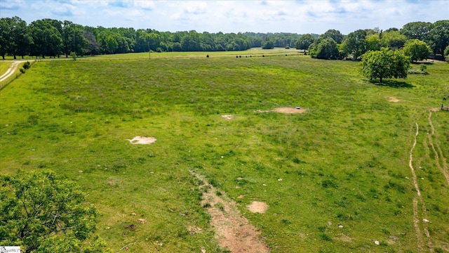 view of rural area