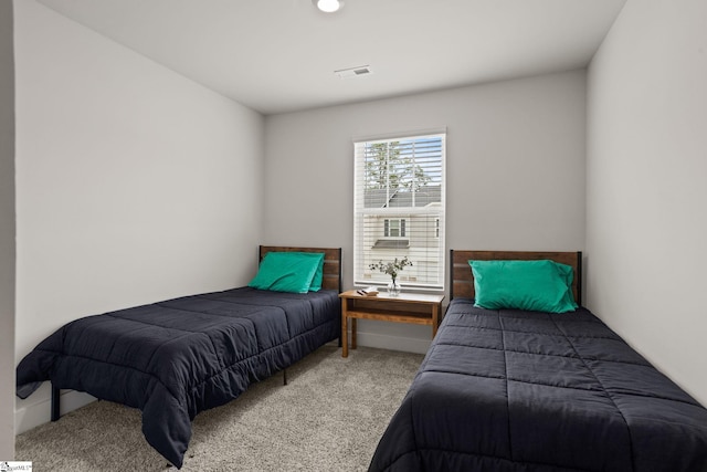 bedroom with carpet floors