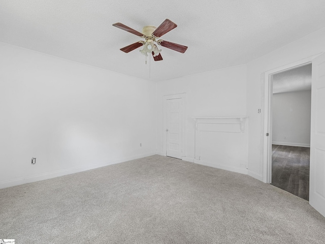 7 Williams St, Spartanburg, SC 29301 - carpeted empty room featuring a ceiling fan and baseboards
