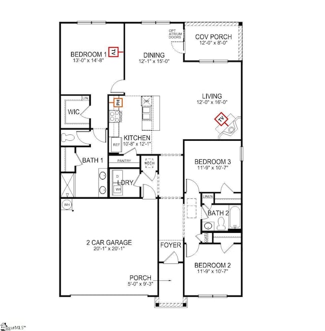 floor plan / room layout