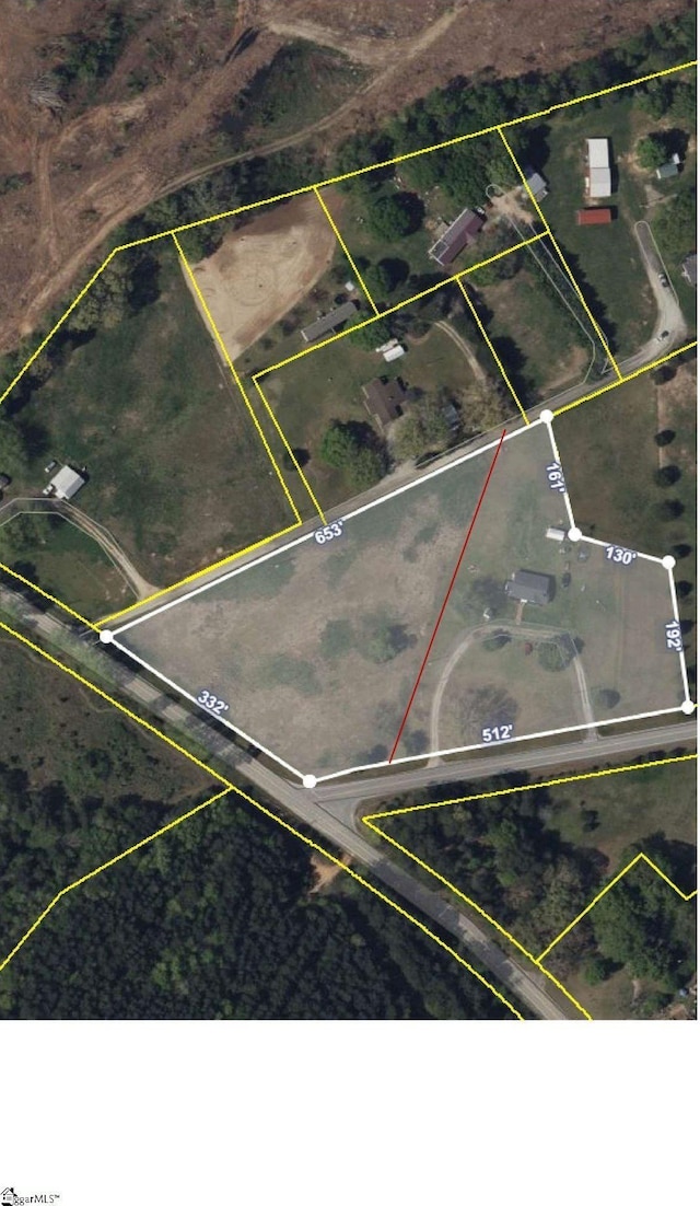 105 Mckittrick Bridge Rd, Fountain Inn, SC 29644 - aerial overview of property's location