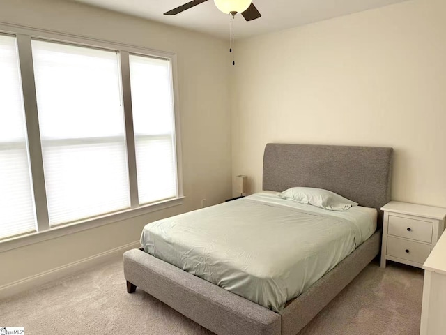920 Hunterdale Ln, Boiling Springs, SC 29316 - bedroom with multiple windows, carpet, baseboards, and a ceiling fan