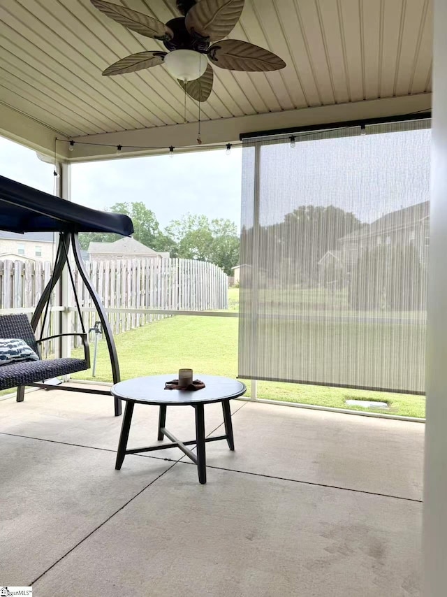 920 Hunterdale Ln, Boiling Springs, SC 29316 - view of patio with ceiling fan