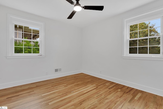 3902 Old Buncombe Rd, Greenville, SC 29617 - unfurnished room featuring plenty of natural light, baseboards, and light wood-style flooring