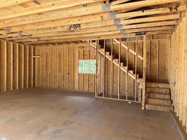 miscellaneous room with stairs
