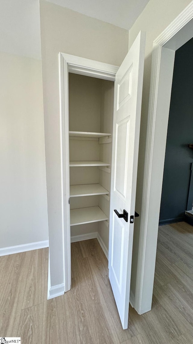 view of closet