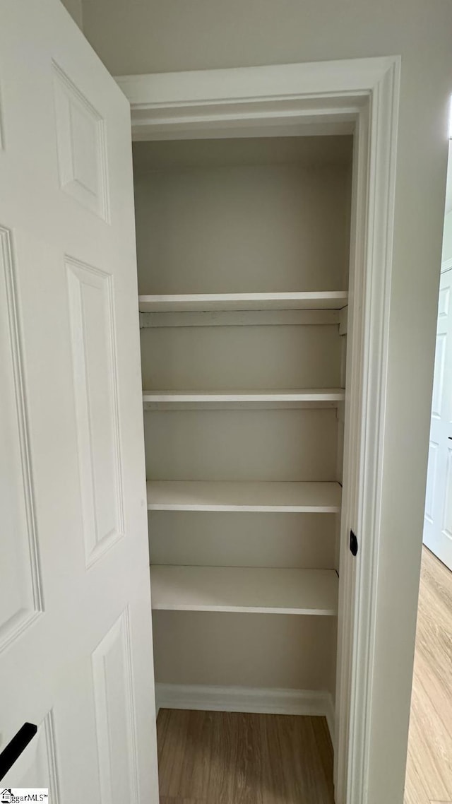 view of closet