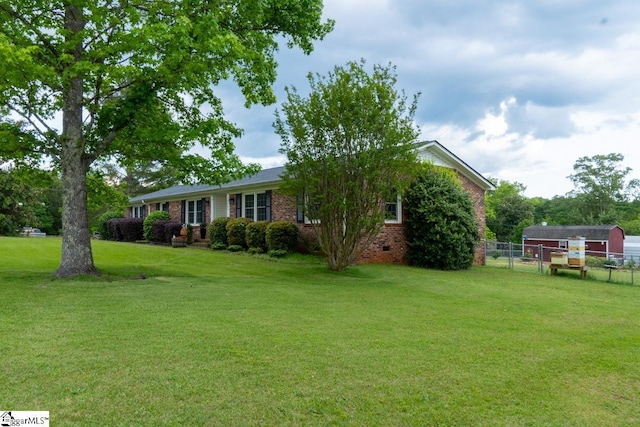 view of front of house featuring brick siding