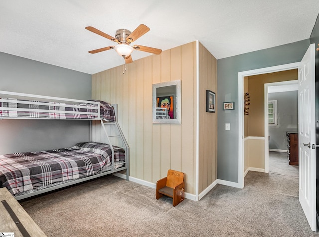 1312 Anderson Hwy, Easley, SC 29642 - carpeted bedroom with baseboards and a ceiling fan