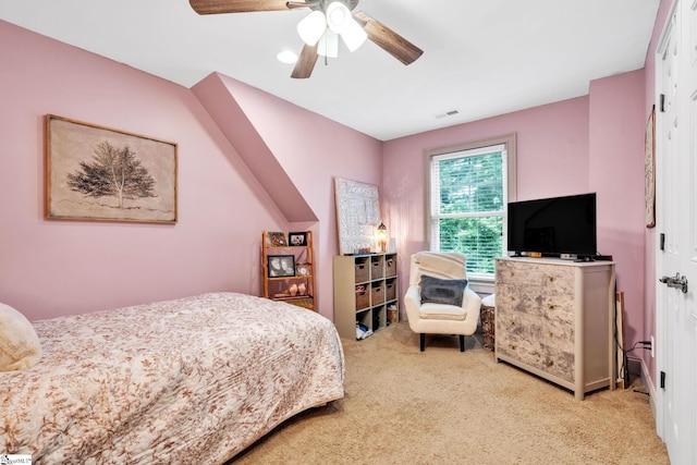 142 Stillcountry Cir, Travelers Rest, SC 29690 - bedroom with light colored carpet and a ceiling fan