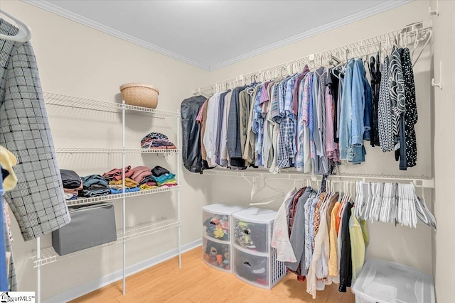 111 Golf View Ln, Greenville, SC 29609 - walk in closet featuring wood finished floors