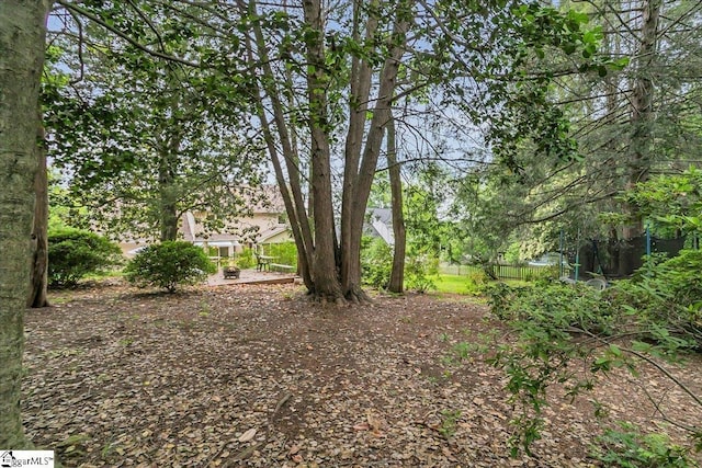 111 Golf View Ln, Greenville, SC 29609 - view of yard with fence and a patio area