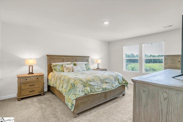 204 Hazelcroft Dr, Fountain Inn, SC 29644 - bedroom with light carpet, baseboards, and recessed lighting