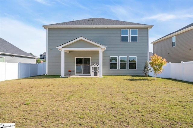 204 Hazelcroft Dr, Fountain Inn, SC 29644 - rear view of property with a patio