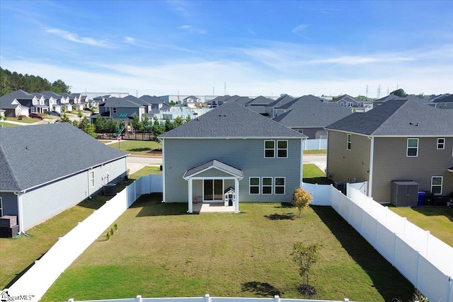 204 Hazelcroft Dr, Fountain Inn, SC 29644 - back of house featuring a residential view and a patio area