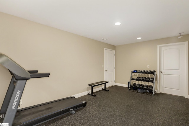 15 Paddington Ave, Greenville, SC 29609 - workout area with recessed lighting and baseboards