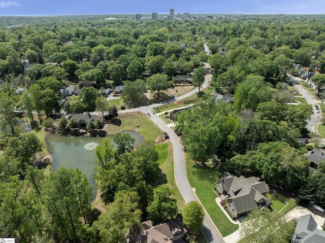 15 Paddington Ave, Greenville, SC 29609 - aerial view of property and surrounding area featuring a nearby body of water