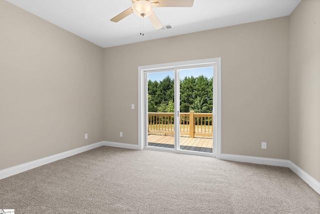 21 Old American Blvd, Pendleton, SC 29670 - empty room with carpet, ceiling fan, and baseboards