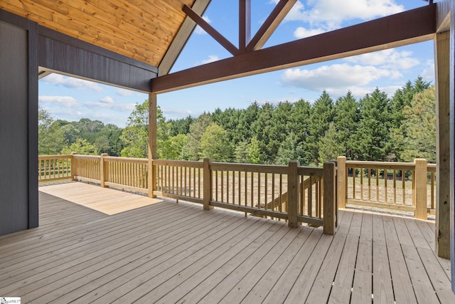 21 Old American Blvd, Pendleton, SC 29670 - wooden terrace featuring a view of trees