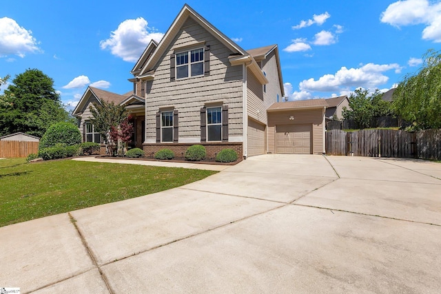 9 Sheldrake Pl, Simpsonville, SC 29681 - view of front of house with concrete driveway, an attached garage, and brick siding