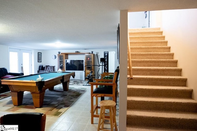 521 N Calhoun Shores Pkwy, Calhoun Falls, SC 29628 - recreation room with billiards and tile patterned floors