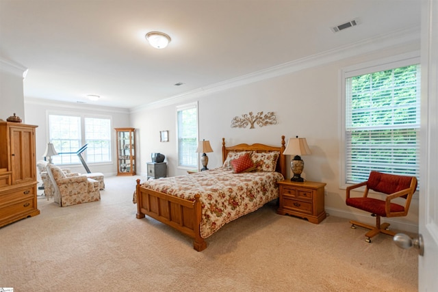30 Kittery Dr, Greenville, SC 29615 - bedroom featuring light colored carpet, crown molding, and baseboards