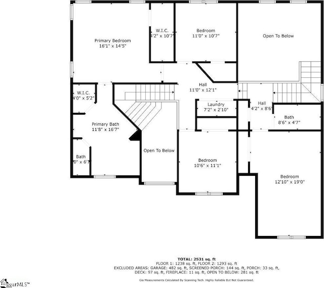 506 Neely Farm Dr, Simpsonville, SC 29680 - home floor plan