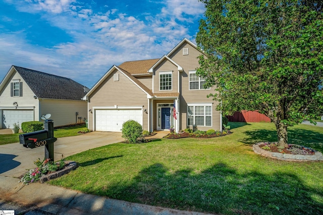 300 Stillwater Ct, Simpsonville, SC 29681 - traditional-style home featuring driveway and an attached garage