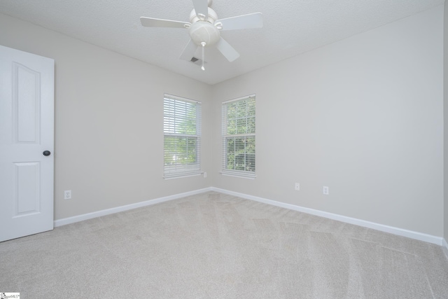 300 Stillwater Ct, Simpsonville, SC 29681 - unfurnished room featuring light carpet, baseboards, and a ceiling fan