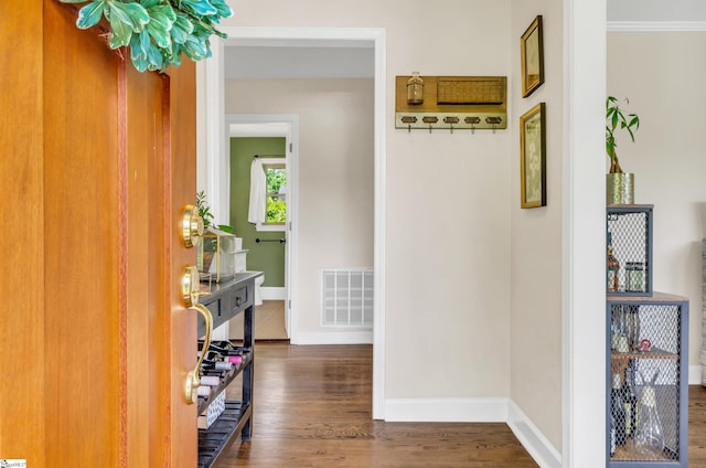 101 Kenilworth Ct, Greenville, SC 29615 - hall with wood finished floors and baseboards