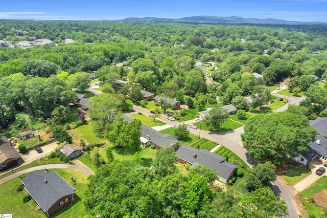101 Kenilworth Ct, Greenville, SC 29615 - aerial perspective of suburban area featuring a heavily wooded area