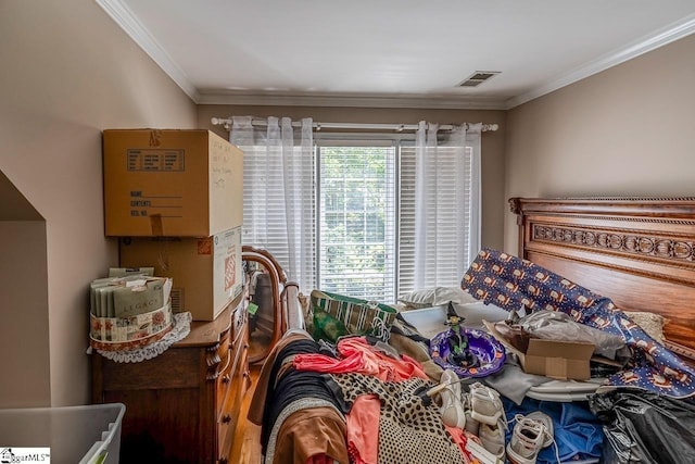 818 S Almond Dr, Simpsonville, SC 29681 - bedroom featuring ornamental molding