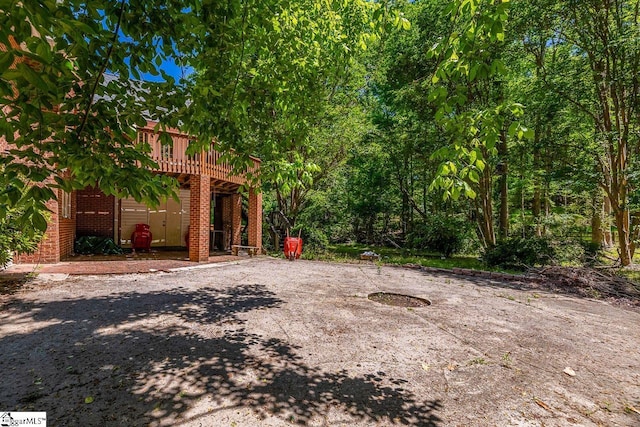 818 S Almond Dr, Simpsonville, SC 29681 - view of yard featuring a wooden deck