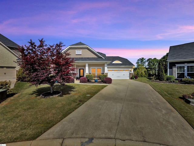 708 Emerald Hill Ct, Simpsonville, SC 29681 - view of front facade featuring a yard, driveway, and an attached garage