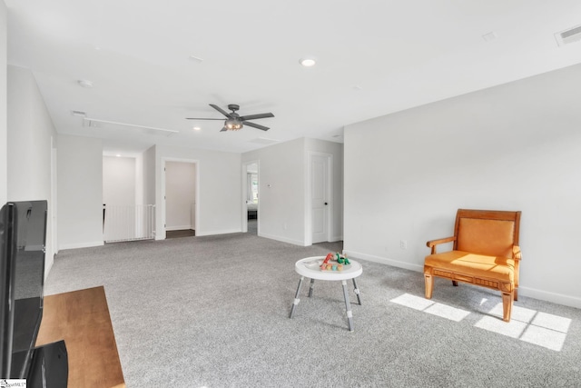 153 Coppermine Dr, Easley, SC 29642 - unfurnished room with attic access, carpet flooring, baseboards, and recessed lighting