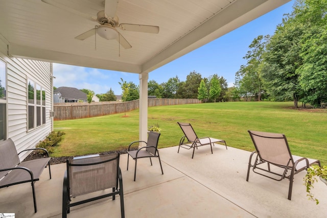 153 Coppermine Dr, Easley, SC 29642 - view of patio featuring ceiling fan