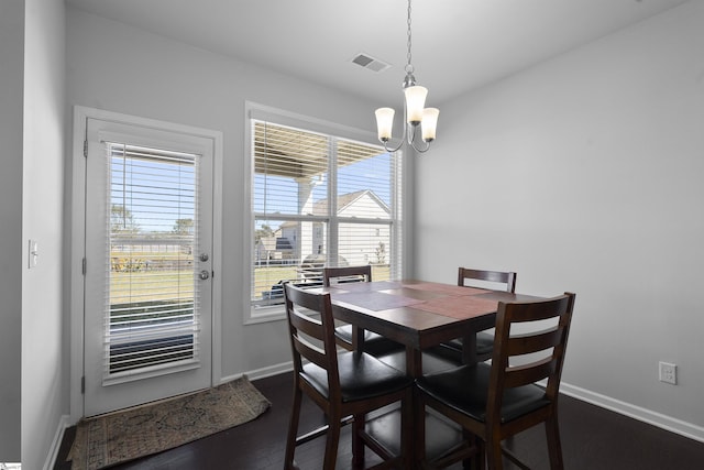 605 Mosque Ln, Lyman, SC 29365 - dining room featuring a chandelier, healthy amount of natural light, and baseboards